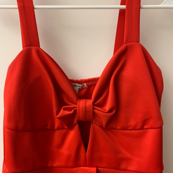 Charlotte Russe red peplum dress - Picture 4 of 6